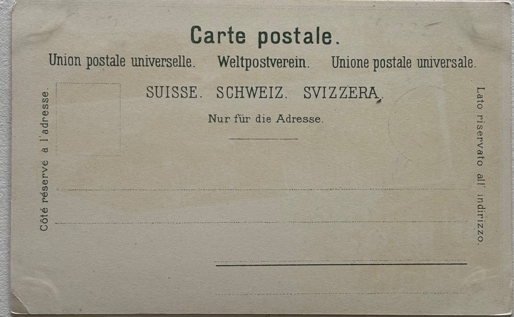 Cartoline postali: Gruss vom Rigi, Litho – Usato da Frauenfeld venduto da Merk52 1