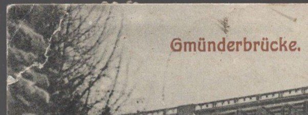 Cartoline postali: Gmündertobelbrücke  im Winter  1910 – Usato da Aarau venduto da kufi44 2