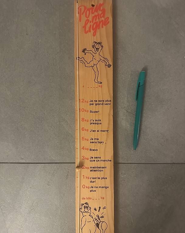 Schallplatten: Réglette perte poids - bois  – Neu und originalverpackt aus La Chaux-de-fonds von ccjp 1