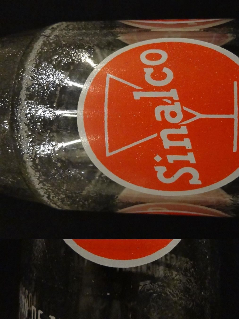 Bicchieri, Caraffe & Bottiglie: alte Flasche SINALCO 1965 BÜLACH – Usato da Kerzers venduto da Flaschenposten 6