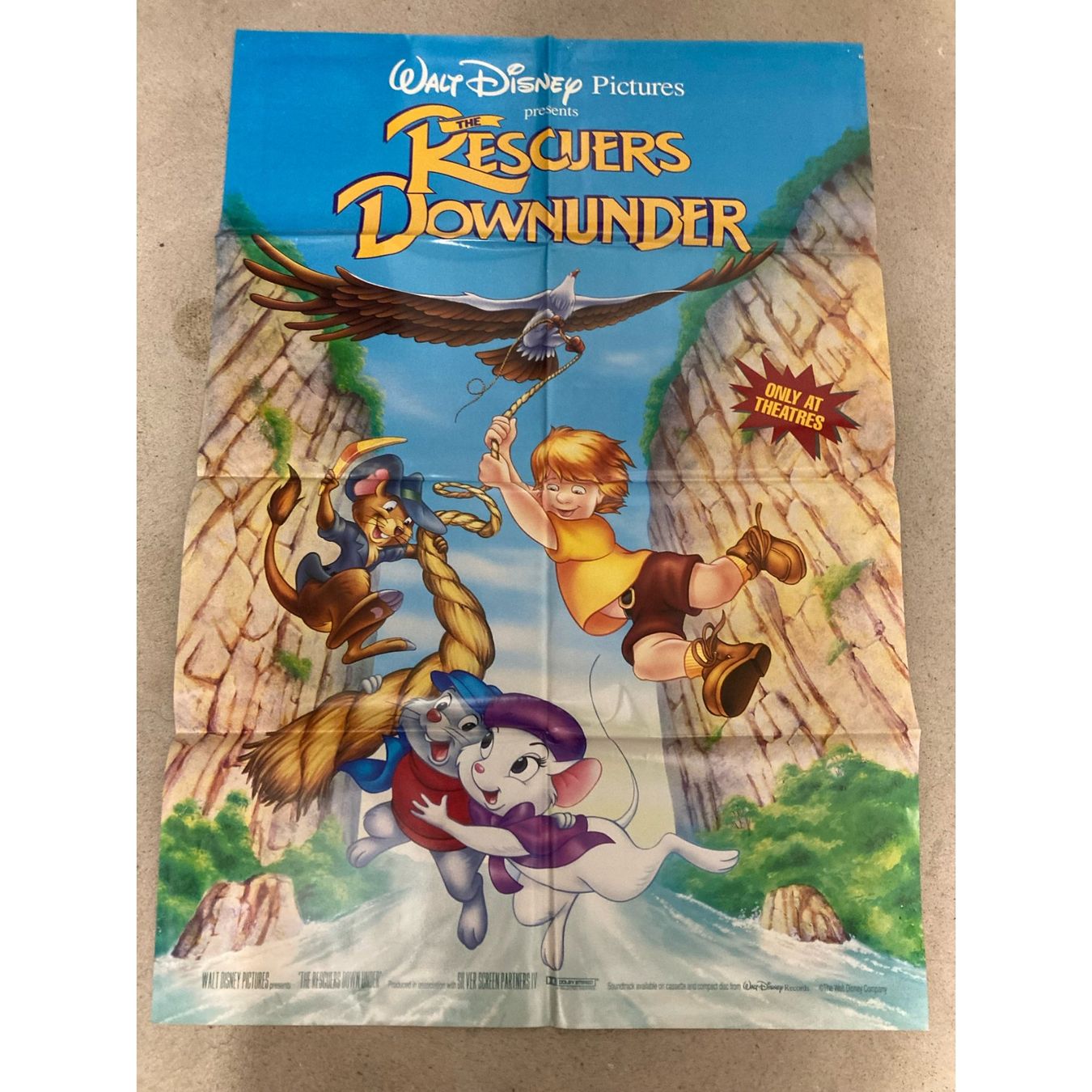 Walt Disney: Bernard Bianca im Känguruland Filmplakat (Gebraucht) in