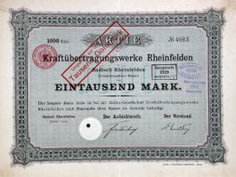 Kraftübertragungswerke Rheinfelden, Bad. Rheinfelden - 1904