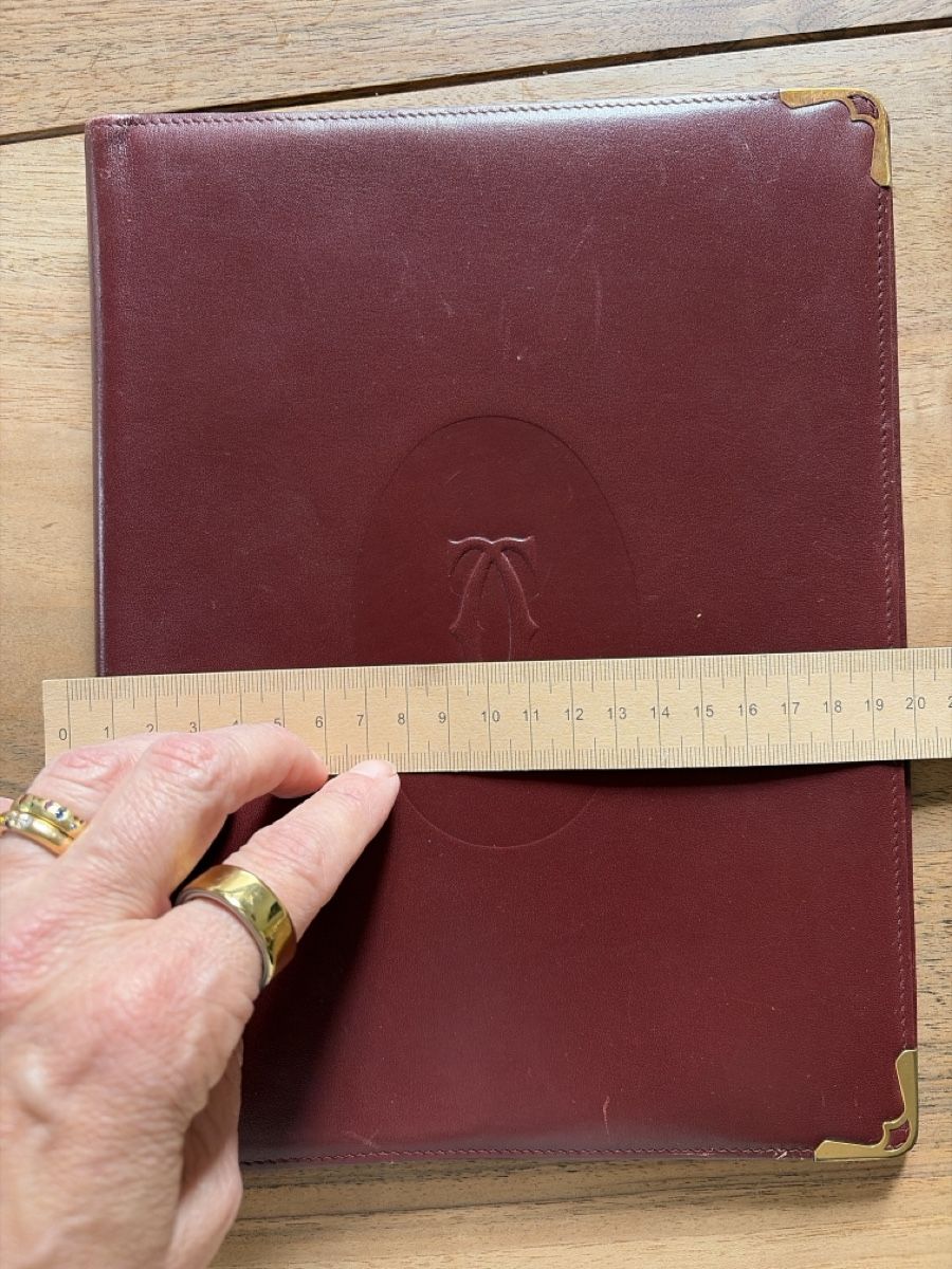 Ordner: Cartier Burgundy Leather Agenda Folder – Gebraucht aus Zürich von muelv 4