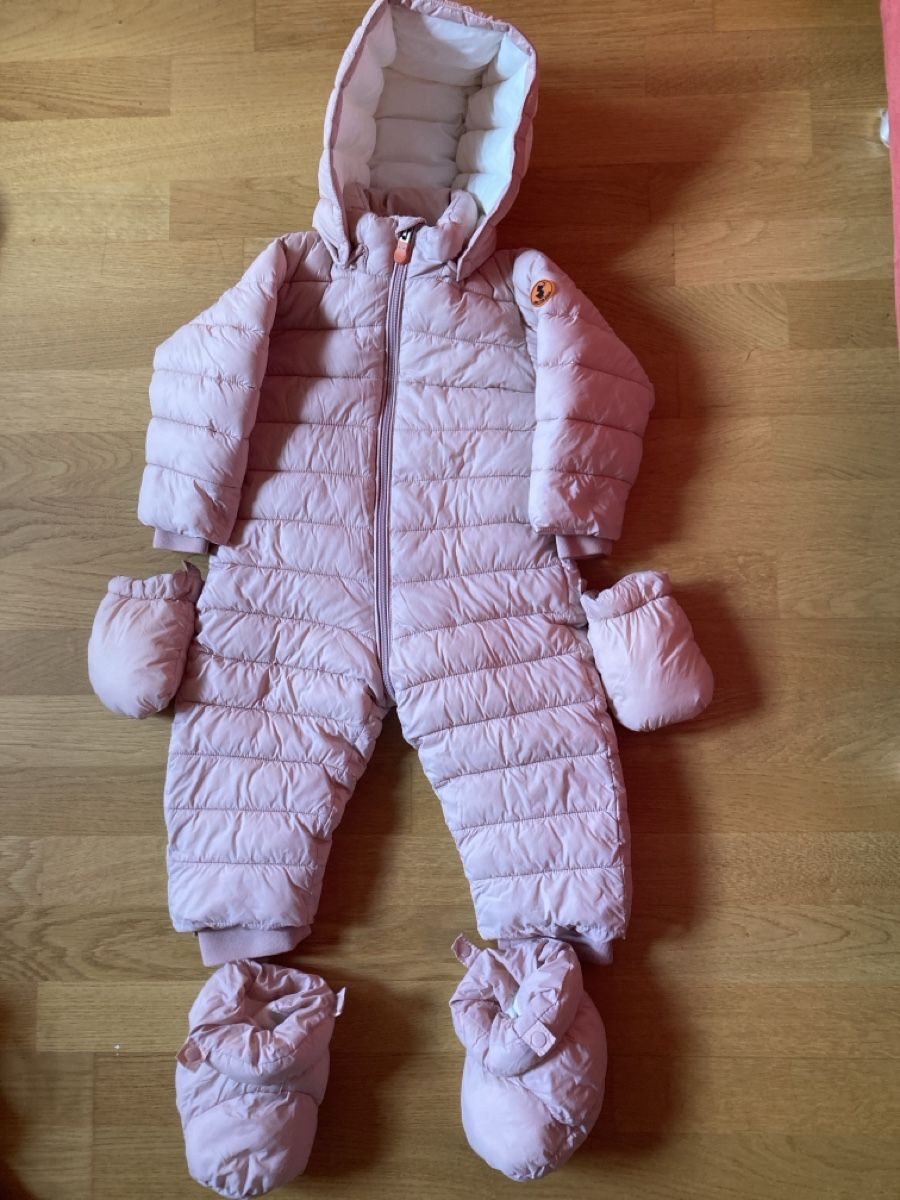 Save the duck Completi: Save the Duck winteranzug rosa Grösse 74 – Usato da Wettingen venduto da Nini54