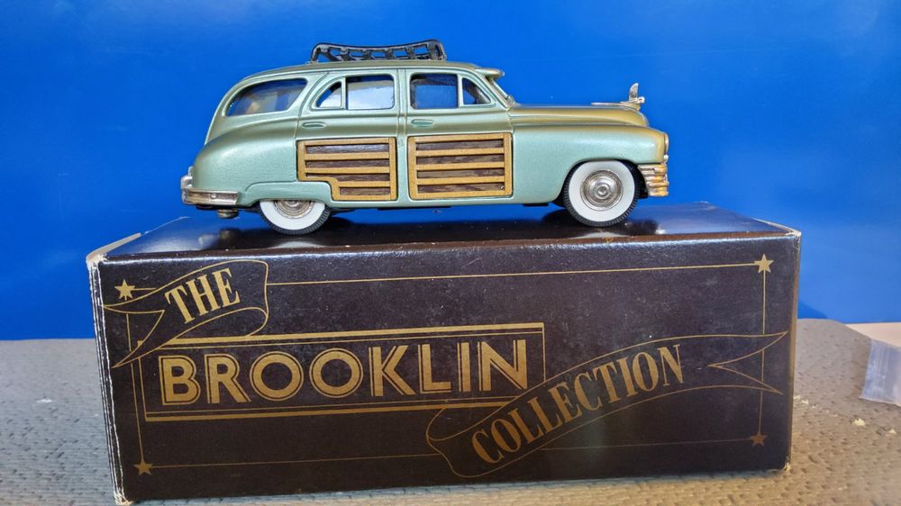 Miniature Brooklin DeSoto Station Wagon 1949 - 1/43 Couleur Bordeaux