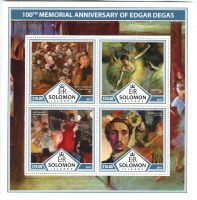 Block "Malerei. Edgar Degas". Salomonen.