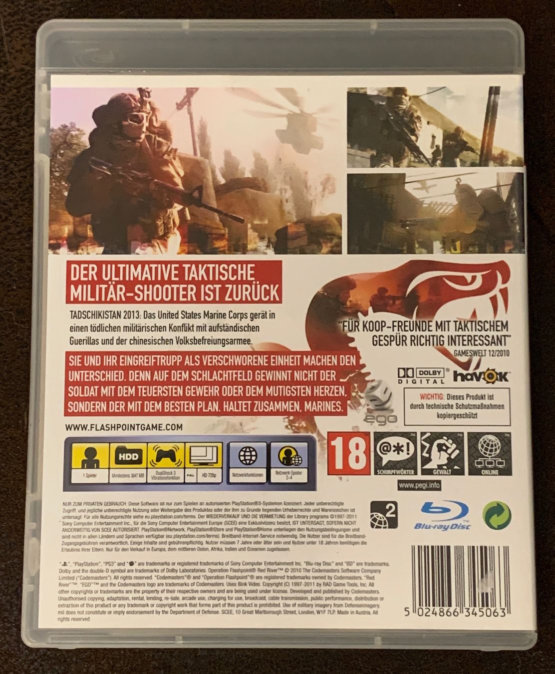 Sony Giochi: FLASHPOINT. RED RIVER / PS3 – Usato da Malters venduto da Dom55 1