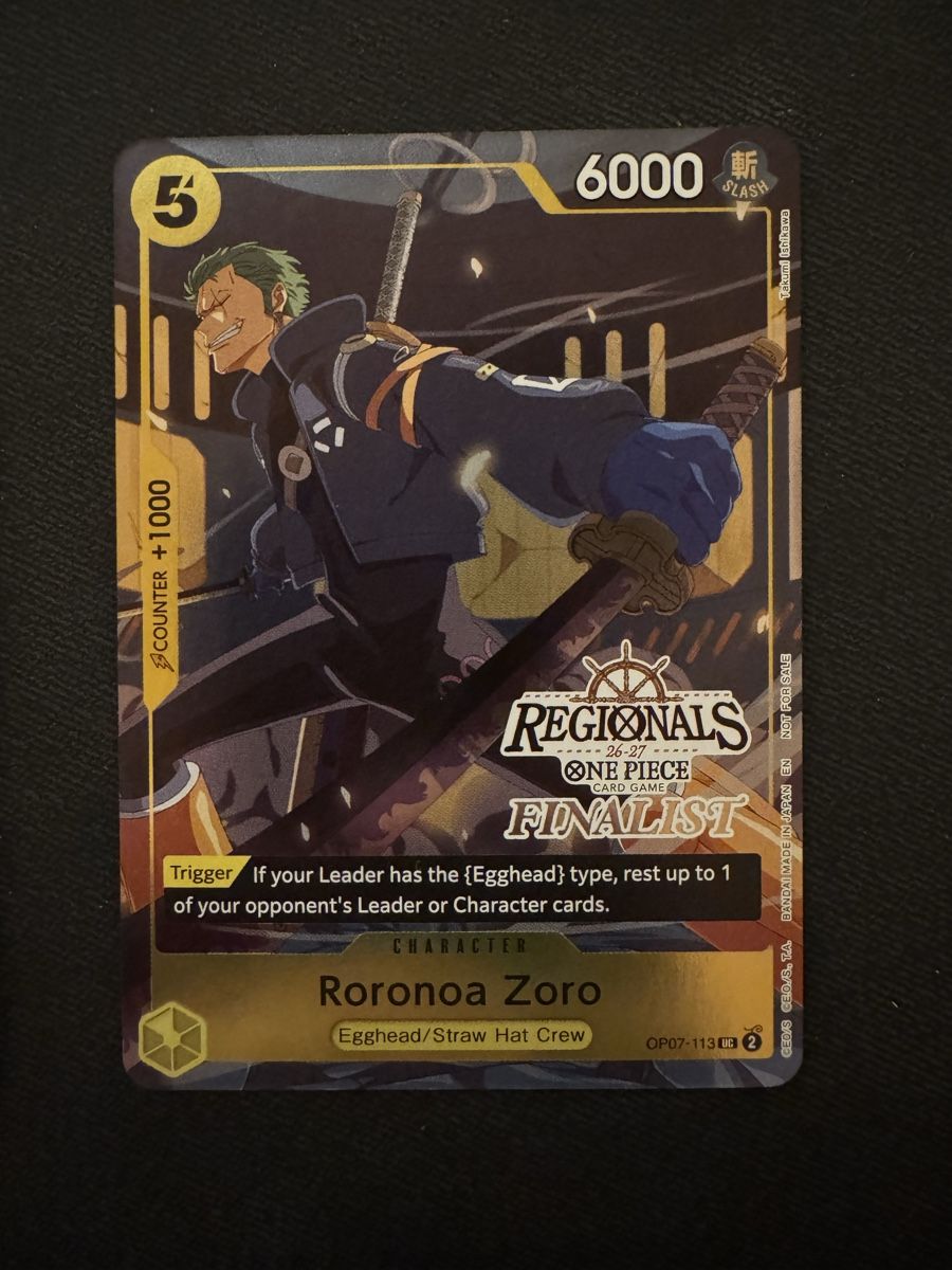 Bandai Sammelbilder & Trading cards: Zoro OP07 Finalist Stamp – Neu (gemäss Beschreibung) aus Ittigen von PeakBonker00