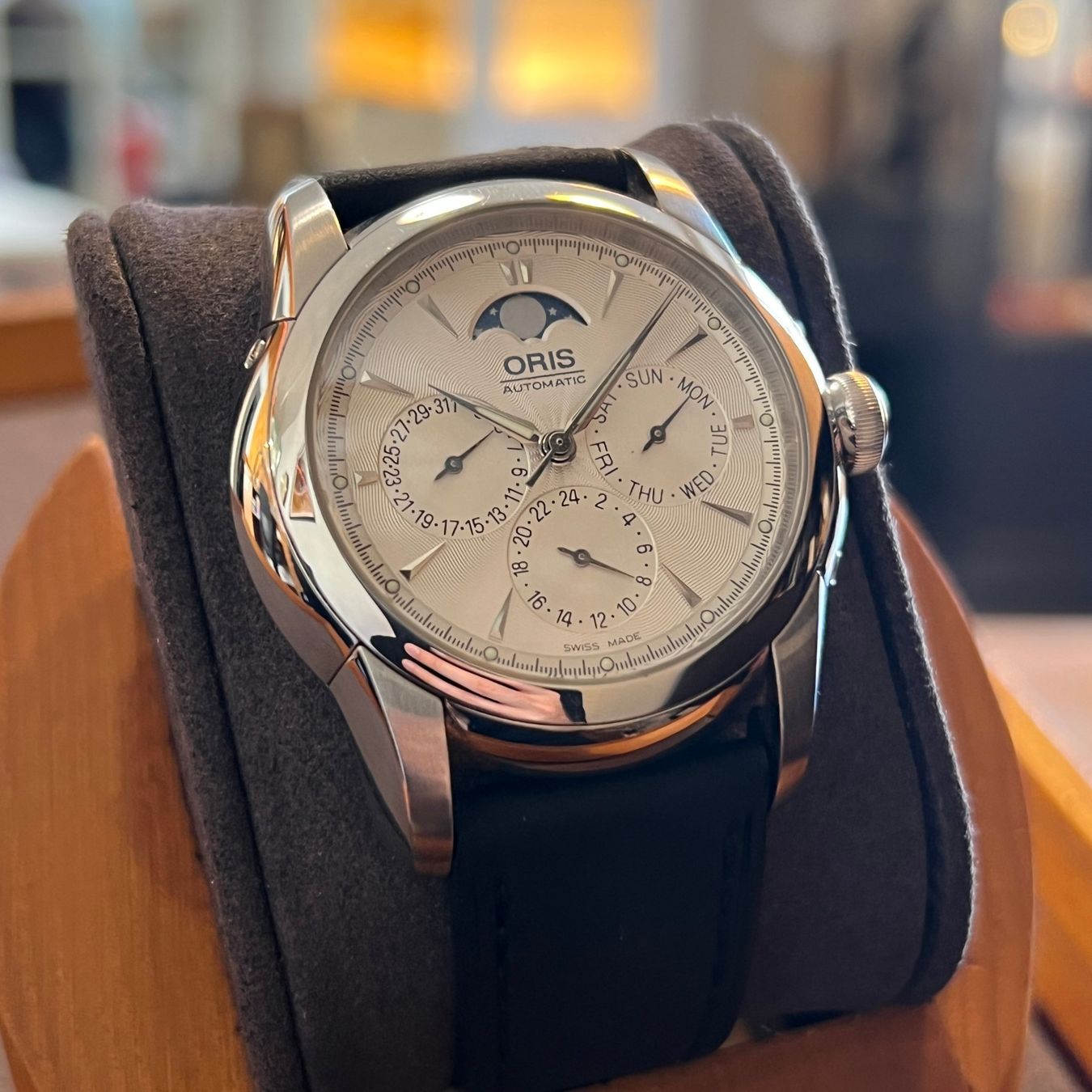 Oris Orologi: Oris Artelier Complication Automatic Moonphase 7546 – Usato da Carouge GE venduto da Watchaser 1
