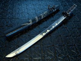 Wakizashi Katana Schwert Tanto SCHWARZ 78cm NEU