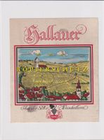 Etikette für Wein - Hallauer /bd