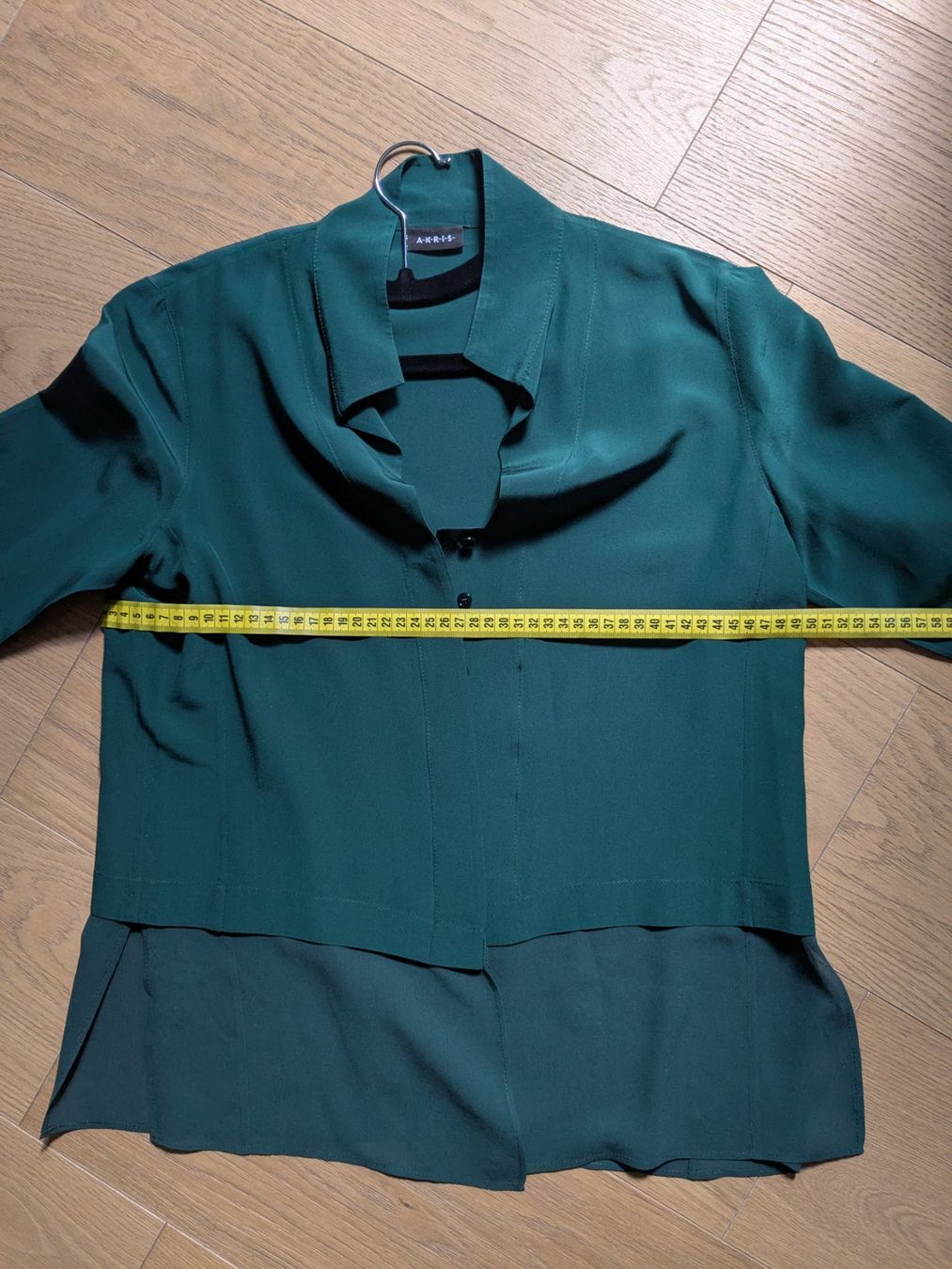 Akris Blusen: Akris Seidenbluse grün elegant Gr.8US/ 38 CH – Neu (gemäss Beschreibung) aus Zürich von vdenisa1 4