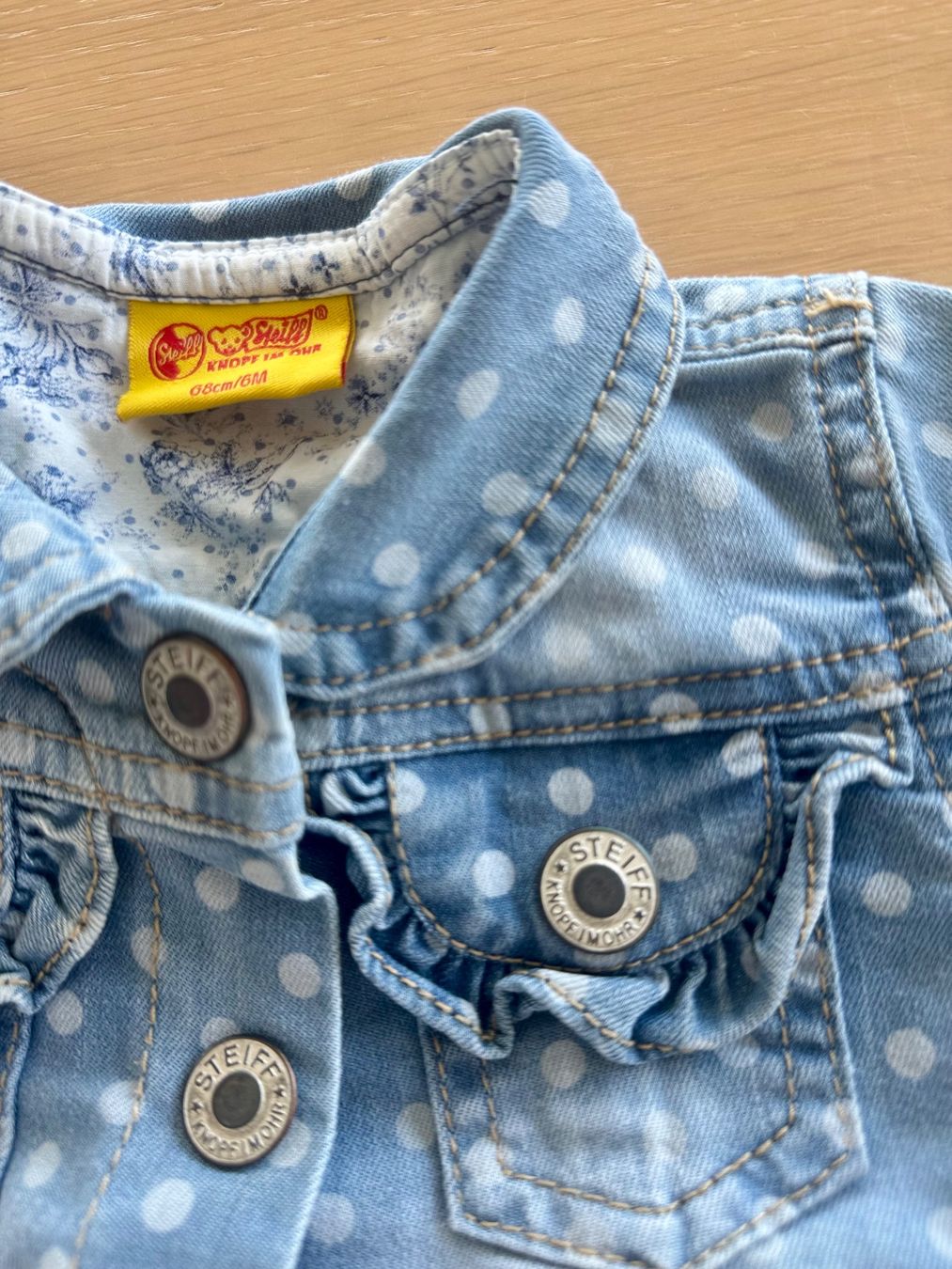 Steiff Giacche & Cappotti: Steiff Denim Jacke  (68 cm / 6M) – Usato da Meilen venduto da tplm 4