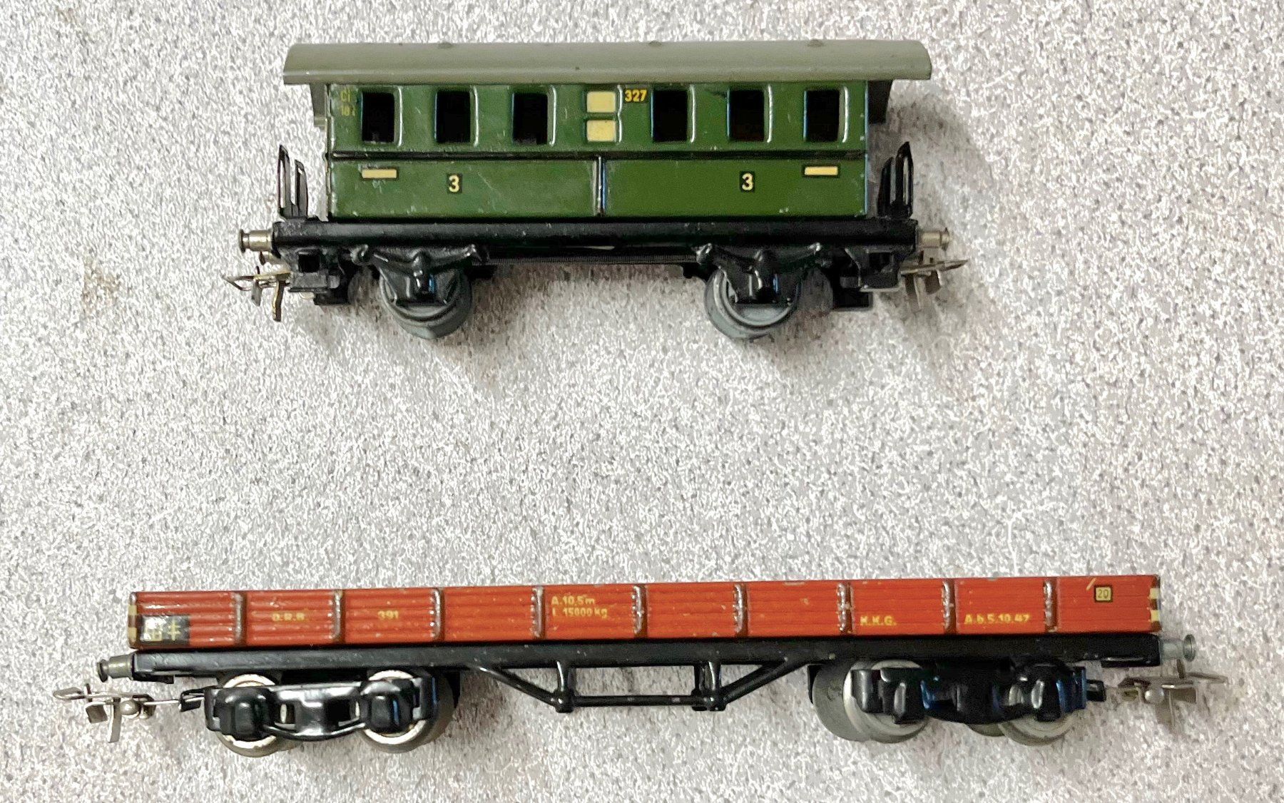 Märklin Modellini di ferrovie: Märklin 327  391  von 1942 – Usato da Bleiken venduto da hbw45