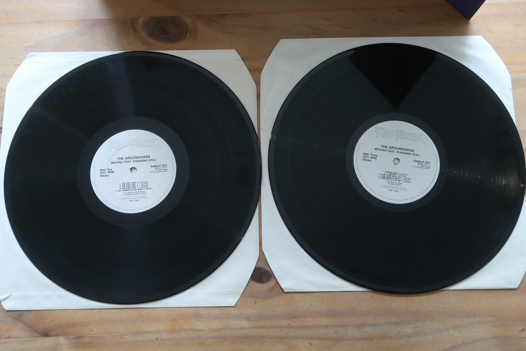 Dischi in vinile: THE GROUNDHOGS - MOVING FAST - STANDING STILL - 2x VINYL LP – Usato da Basel venduto da Patiscat 4