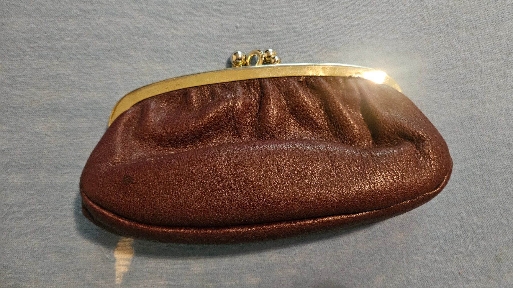 Portamonete: Geldboersen aus Leder Vintage – Usato da Feldbrunnen venduto da Kolosseum111 1