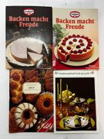 Rezeptbücher Backen/Brot/Deko 4Stk. B.Bossi/Oetker/Balsthal