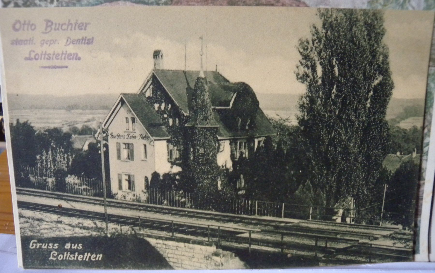 Ansichtskarten: Alte Ansichtskarte von Lottstetten, Otto Buchter, – Gebraucht aus Hauenstein von davia72