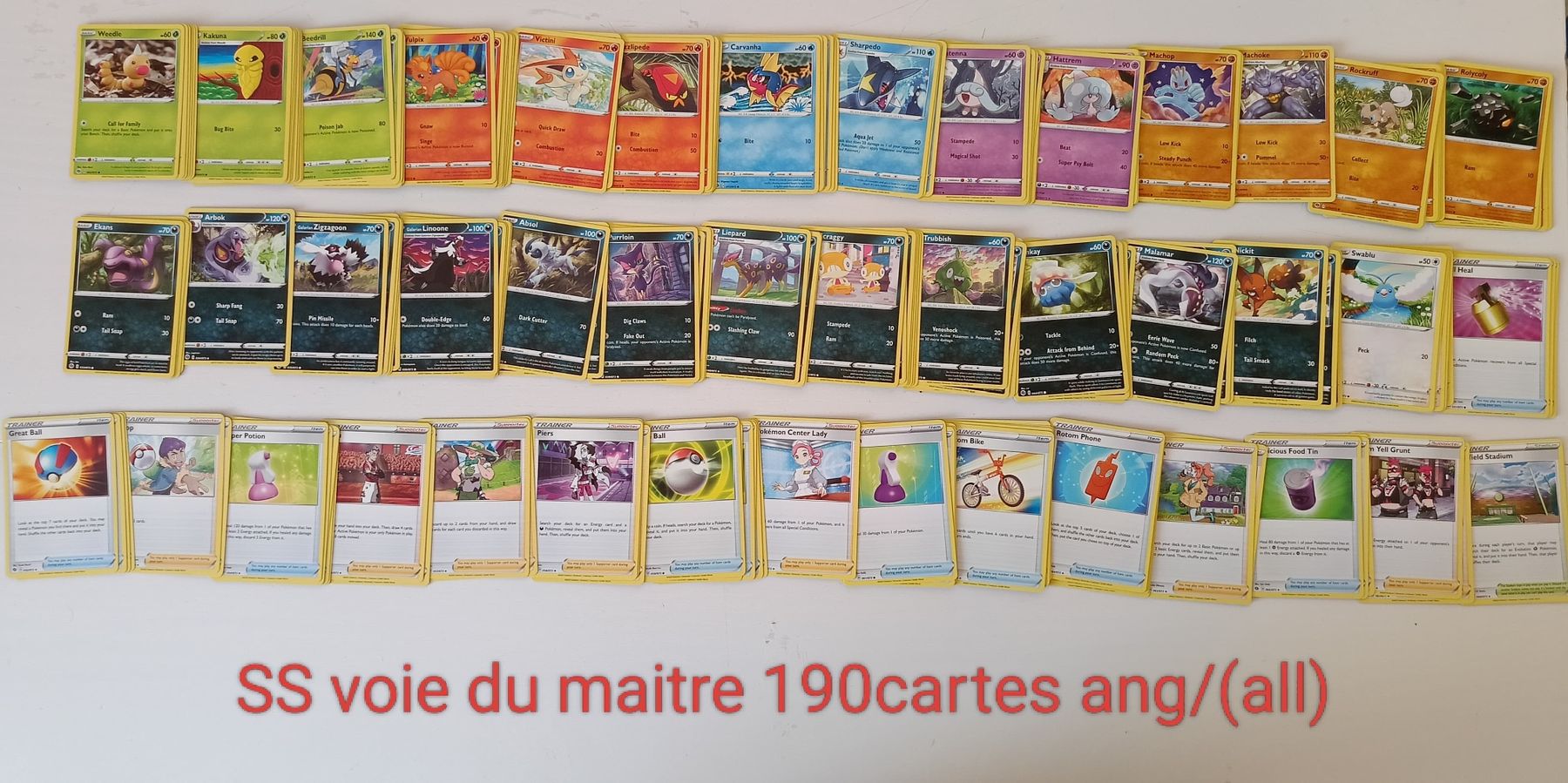 Pokémon Carte collezionabili: lot de carte Pokemon epee et bouclier – Usato da Plan-les-Ouates venduto da Mathias_c 2