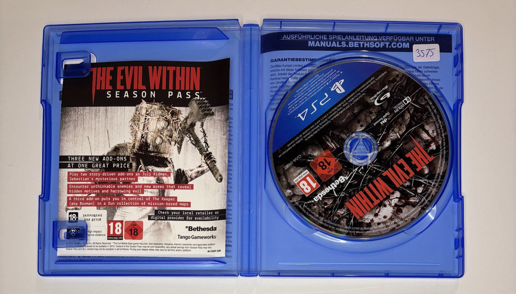 Giochi: PS4 - The Evil Within – Usato da Allschwil venduto da Bullach 1