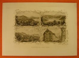 SOUVENIR VON ZUG, STAHLSTICH 1865