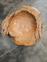 Holz Schale Naturform ca 40 cm guter Zustand