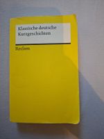 Klassische deutsche Kurzgeschichten, Reclam