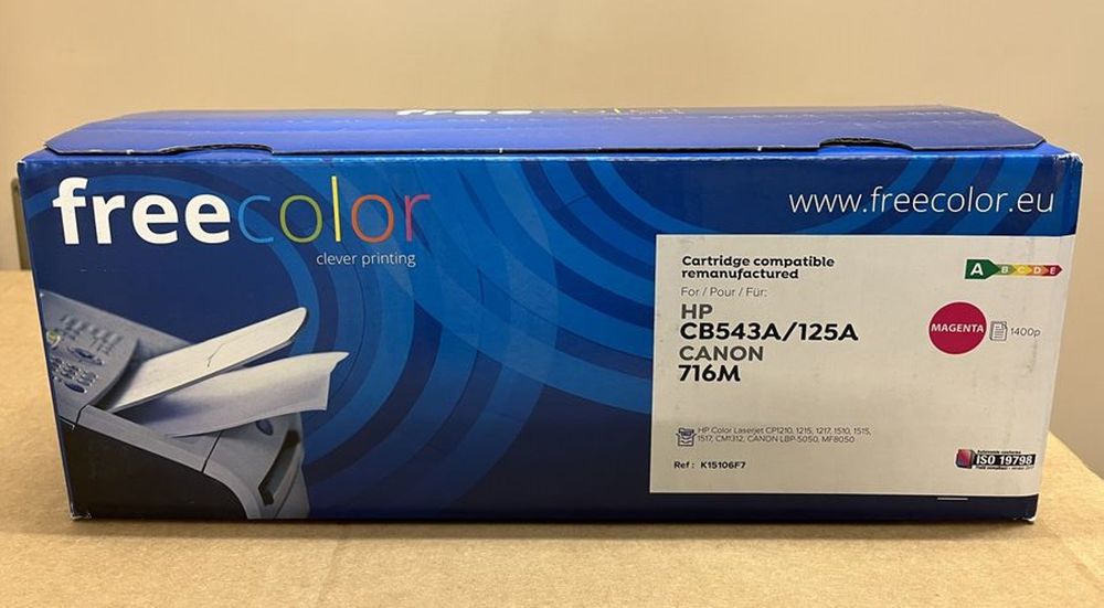 HP Color LaserJet CP1215/CP1515 magenta Toner, 125A, CB543A (Neu und ...