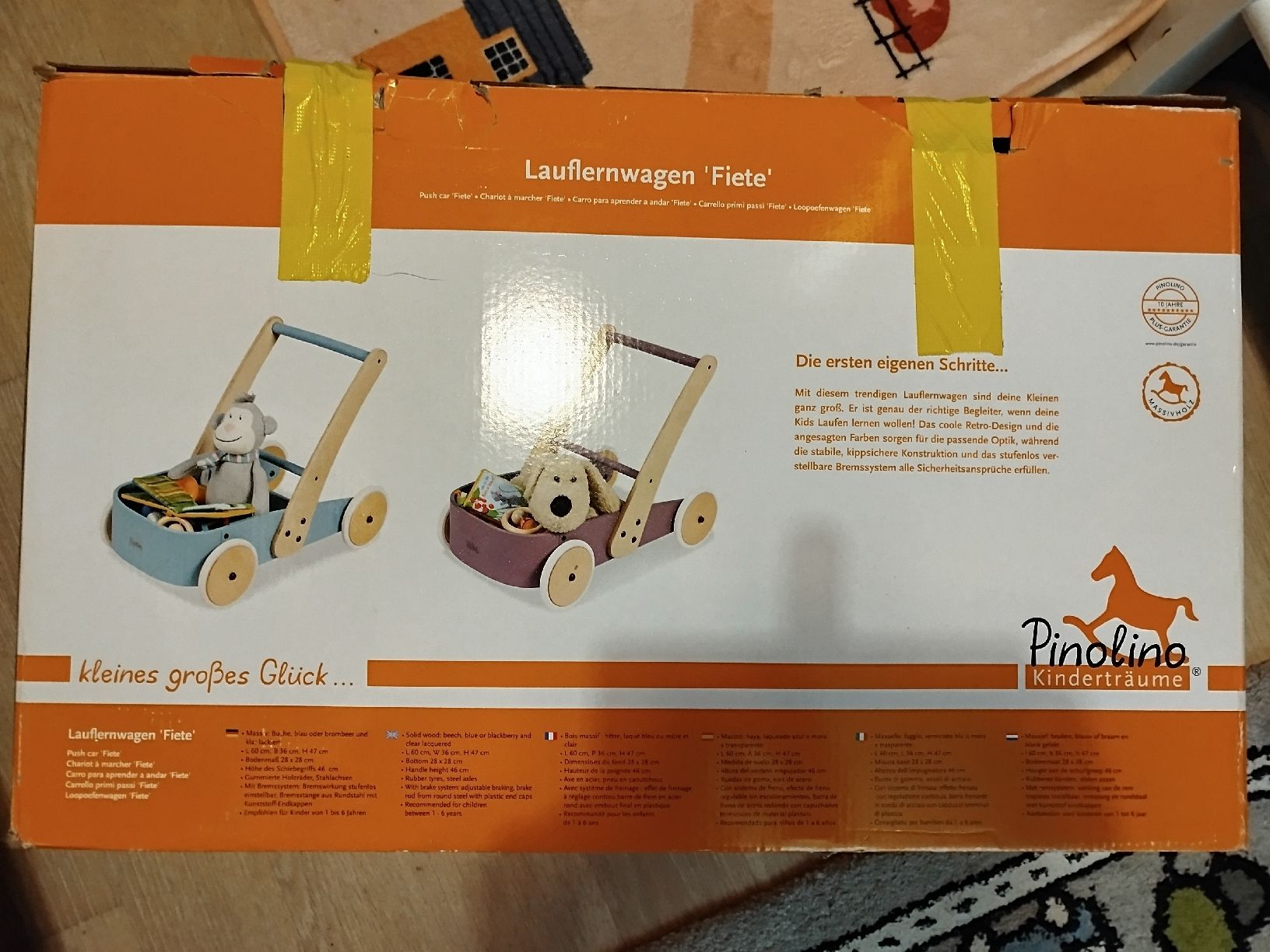 Pinolino Veicoli per bambini: Lauflernwagen in Blau – Usato da Naters venduto da oks_6rfv