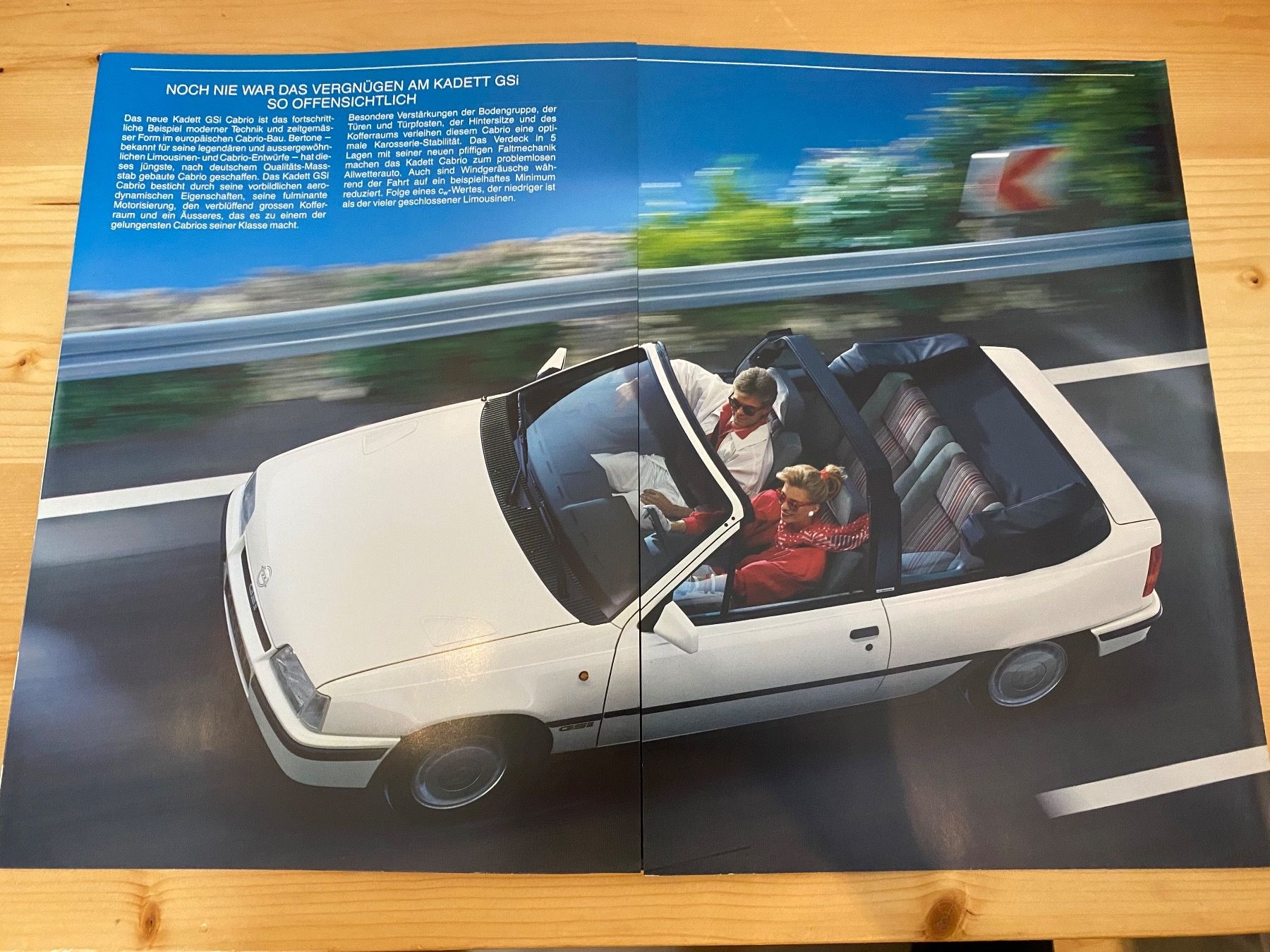 Opel Dokumente: Opel Kadett GSi Cabrio 1988 Prospekt – Gebraucht aus Herisau von Fissore 3