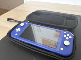 Nintendo Switch Lite blau mit Tasche neuwertiger Zustand