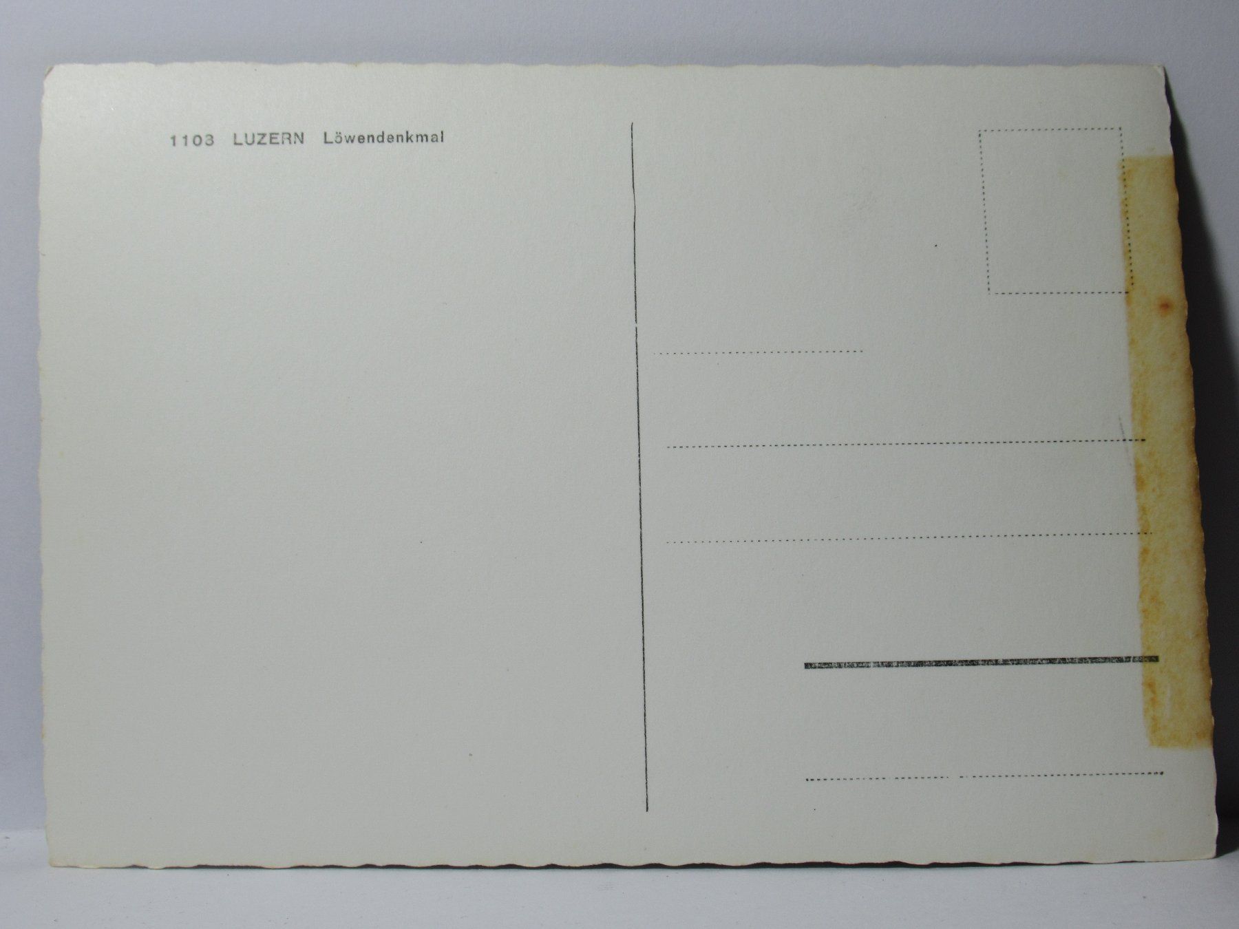 Cartoline postali: Luzern , Löwendenkmal – Nuovo (secondo la descrizione) da Grenchen venduto da Bluemchen1900 1