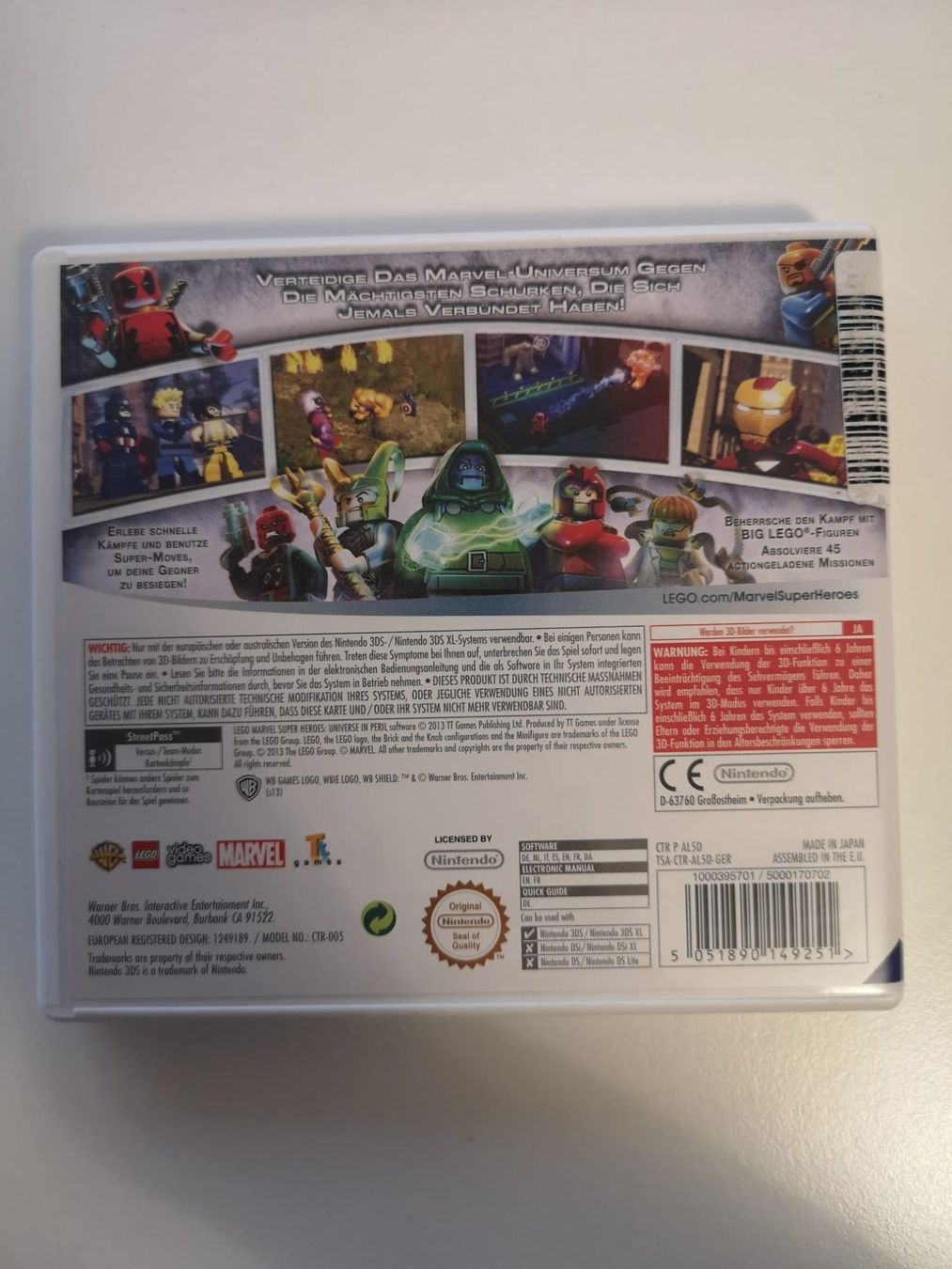 Spiele: Lego Marvel Super Heroes (Nintendo 3DS) – Gebraucht aus Herisau von Seyashop1 2