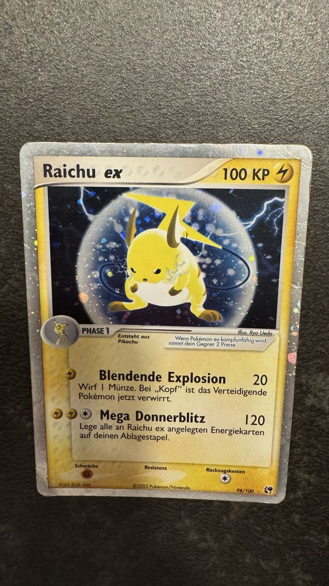 Pokémon Carte collezionabili: Raichu ex - Selte Pokemon Karte – Usato da Dietlikon venduto da abd_7qwy 2