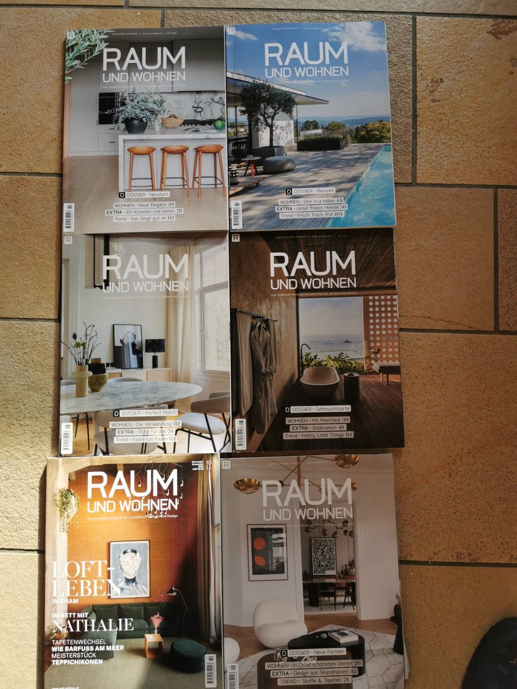 Zeitschriften & Magazine: 6 x Raum und Wohnen, Ausgaben 2024 – Neu (gemäss Beschreibung) aus Gebenstorf von Aturic