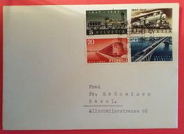 B260) 277-80, 100 Jahr Eisenbahn FDC  Kt. 45
