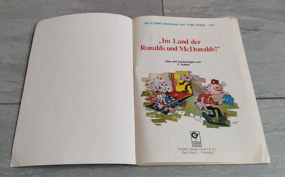 TOM TIGER + CO Softcover Nr. 6, Ferngesteuert und bescheuertt ! (Condor-  Softcover-Comicalbum) : Ibanez: : Books