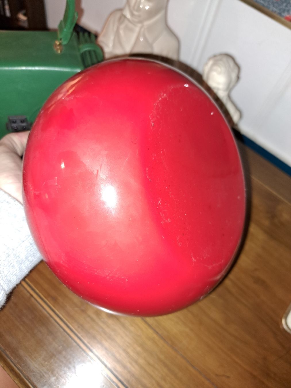 Teekannen: Vintage Teekessel, Rot,  – Gebraucht aus Kölliken von Upcycling-by-Mc-TAM 2