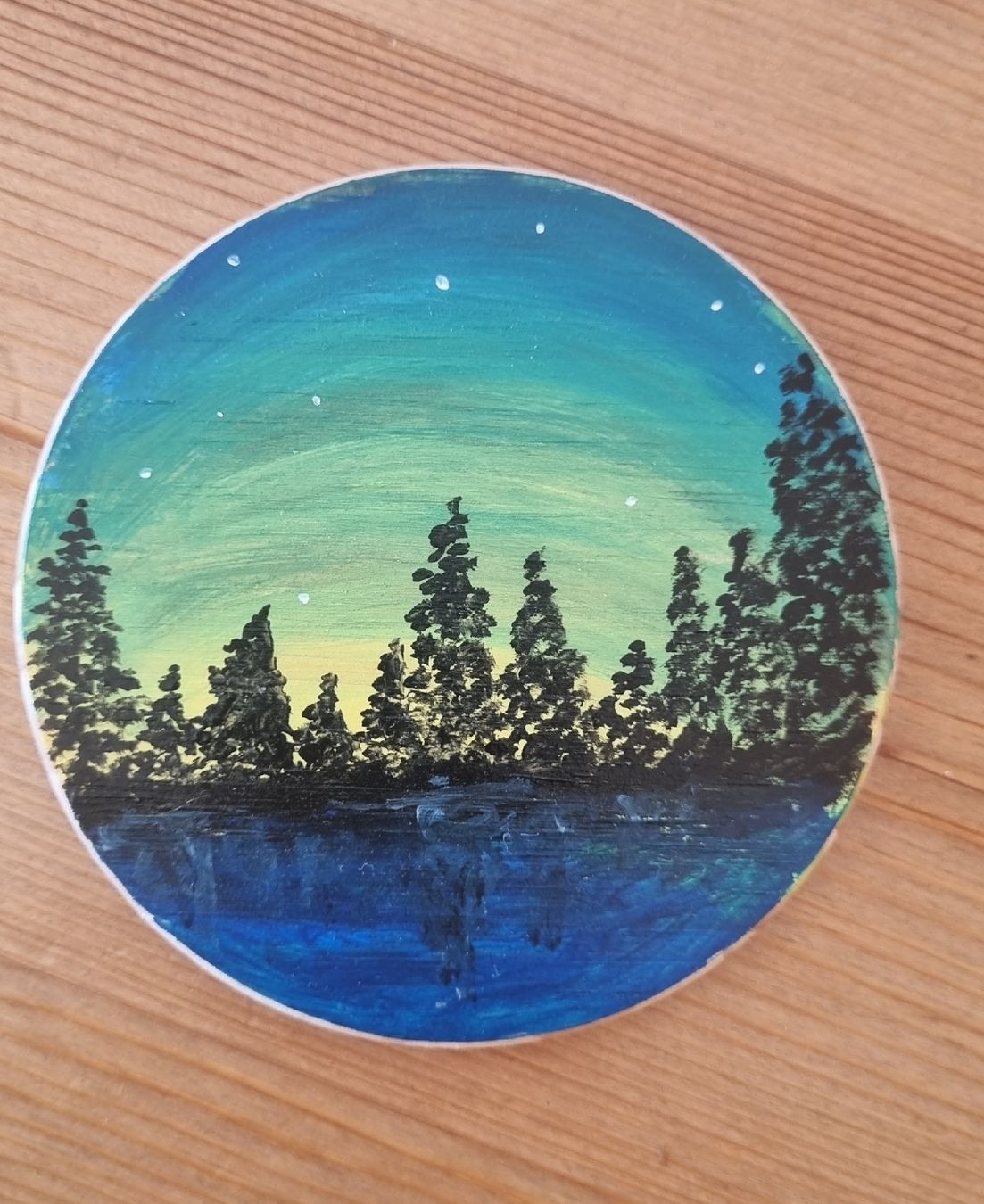 Sottobicchieri: Hand-Painted Decorative Coasters Set / Home decor  – Nuovo e nell'imballaggio originale da Glattpark(Opfikon) venduto da dev_k5dn 9