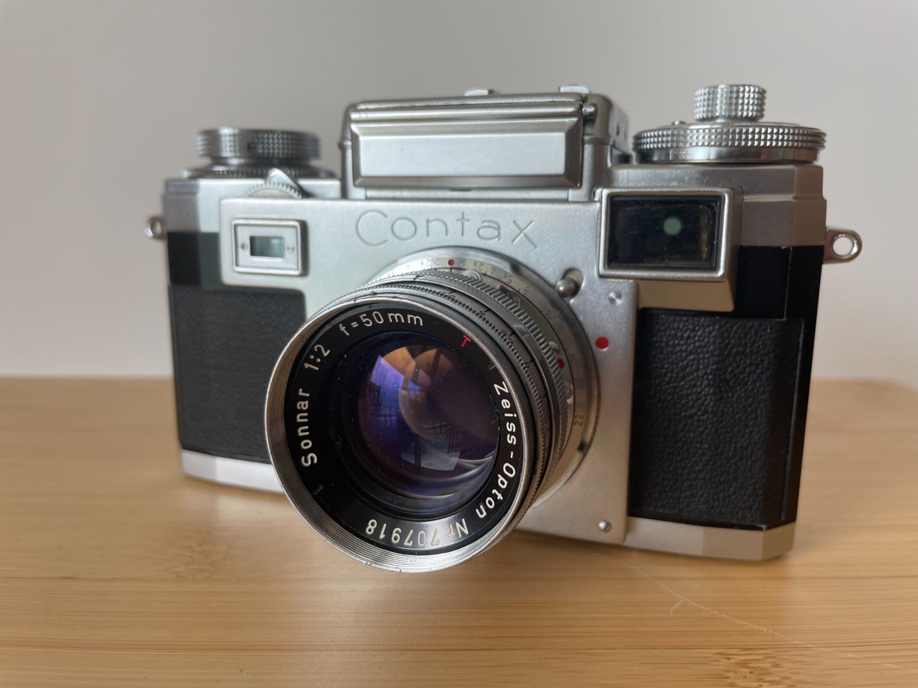 Contax Fotocamera: Contax IIIa et Sonnar 50mm 1:2 – Usato da Petit Lancy venduto da gil_hr6v