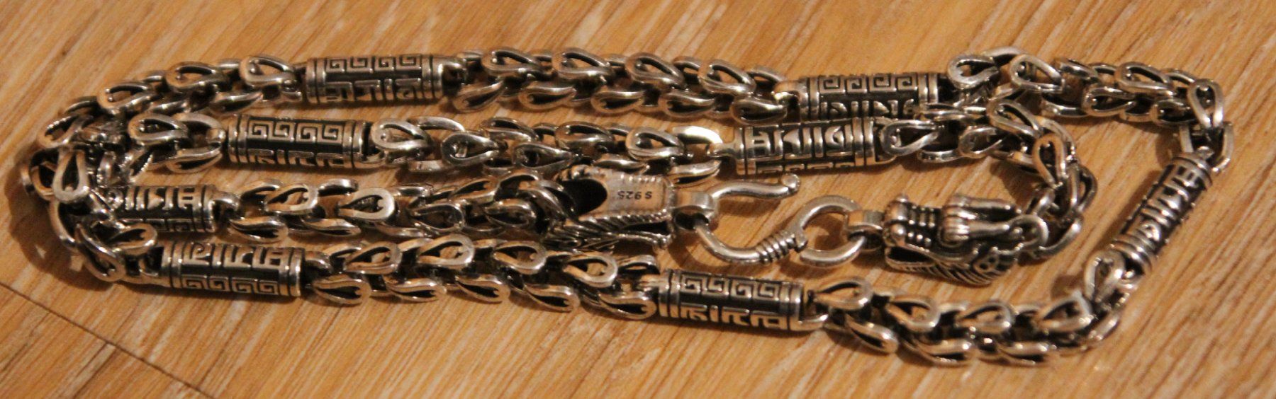 Catenine: Neu: Collier Schmuck Halskette chinesischer Drachen – Nuovo (secondo la descrizione) da Matten b. Interl venduto da EdelsteineInterlaken 5