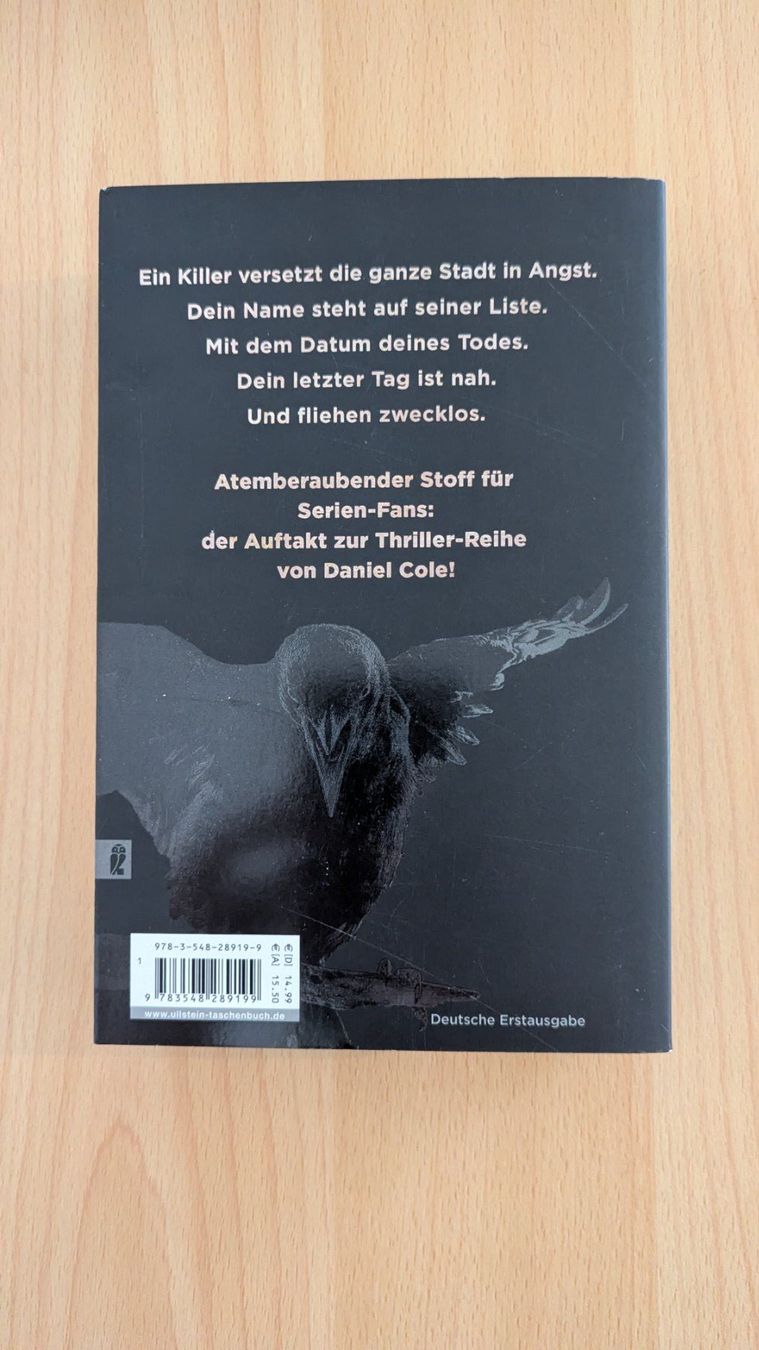 Bücher: Taschenbuch Ragdoll von Daniel Cole gebraucht – Gebraucht aus Rudolfstetten von Unaaffchen 1