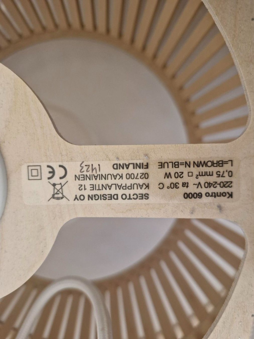 Secto Design Lampade: Secto Hängeleuchte – Nuovo (secondo la descrizione) da Flawil venduto da bonus27 1