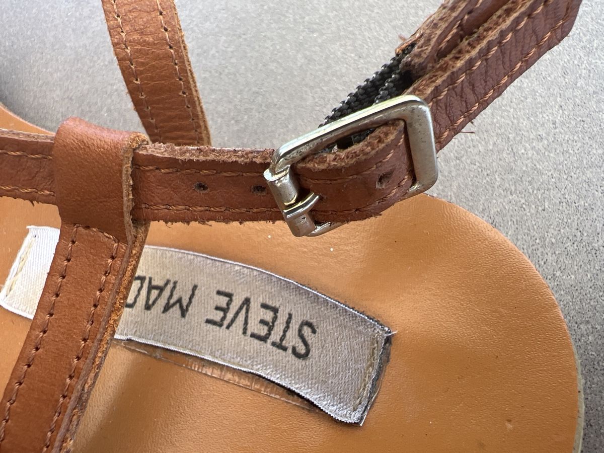 Steve Madden Scarpe da donna: Leder Sandalen Gr. 38 – Usato da HORGEN venduto da vladibarca10 5