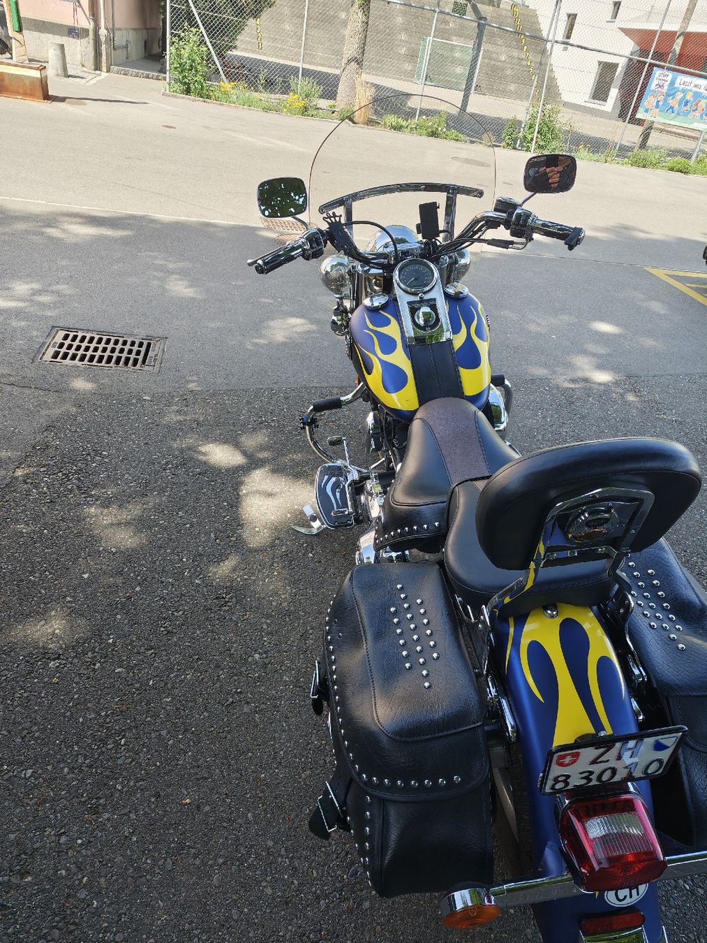 Harley-Davidson Chopper: Harley Davidson Softail classic, frisch ab service. – Gebraucht aus Lufingen von DannyT01 2