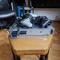 Playstation 2 Konsole Silber gut erhalten mit Zubehör