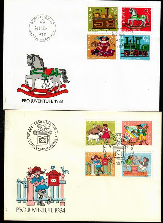 Pro Juventute, Konvolut von 20 FDC, ab 1965 bis 2006 9