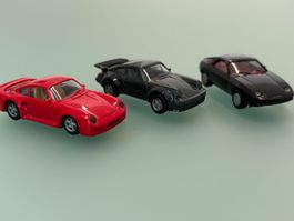 3x *PORSCHE 930 Turbo *PORSCHE 959 *PORSCHE 928 *Herpa 1:87