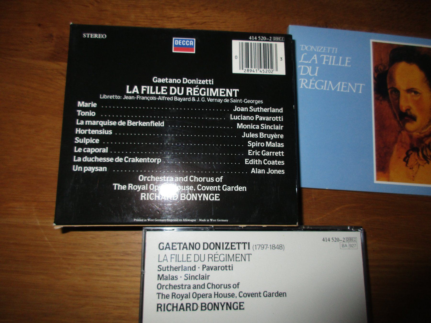 CD: Die Regimentstochter v. Donizetti – Usato da Niederwil AG venduto da Cembalo 2