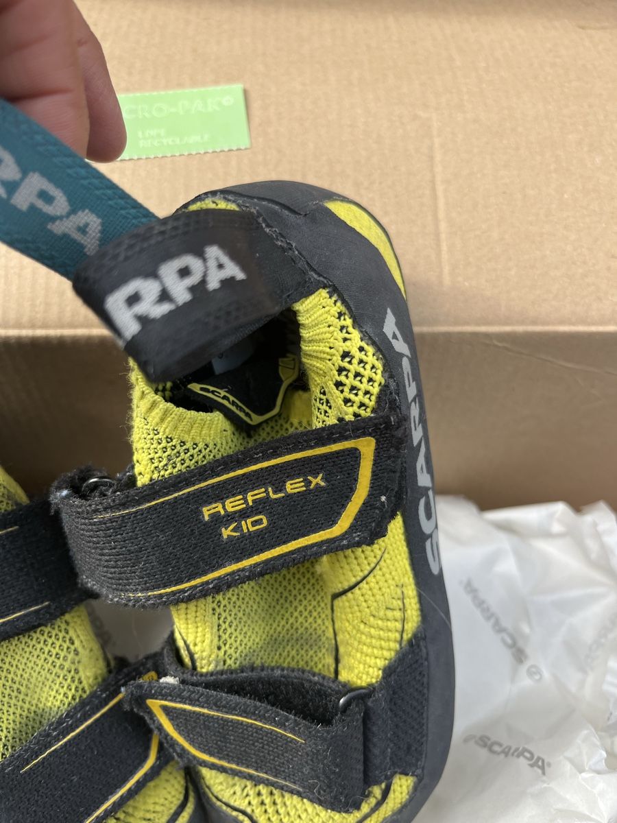 Scarpa Scarpe per ragazzi: Scarpa Reflex Kletterfinken 31 – Usato da Staufen venduto da Heidi0776 1